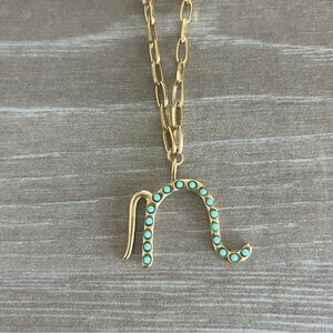 Lovely ‘N’ pendant from local boutique in Naples, FL called Sequin.